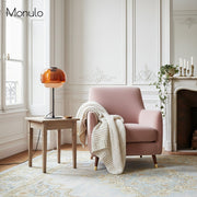 Clinco Tinted Glass Mushroom Silhouette Table Lamp – Versatile Designer Table Lighting for Sideboard or Nightstand